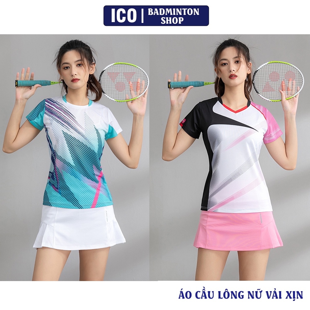 Áo cầu lông nữ 1255-1258 Vải xịn