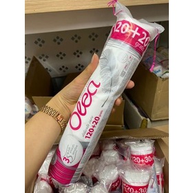 Bông tẩy trang Olea 120+20 miếng