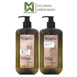 Dầu gội xả phục hồi siêu mượt Dangello Keratin 500ML chính hãng