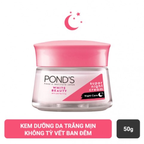 Kem Dưỡng Da POND'S White Beauty Trắng Mịn Không Tỳ Vết Ngày Và Đêm 50g
