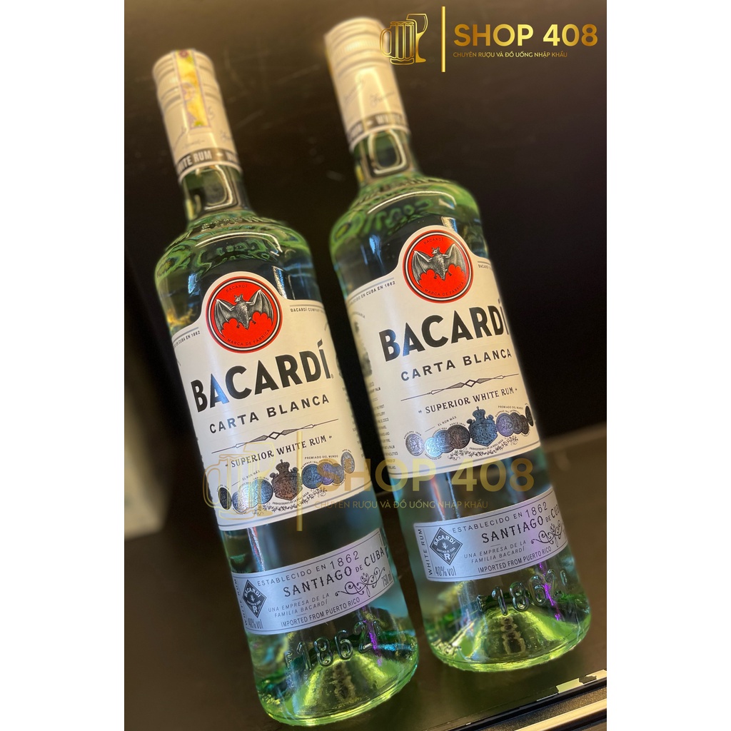 Rượu Bacardi White Rum  750ml