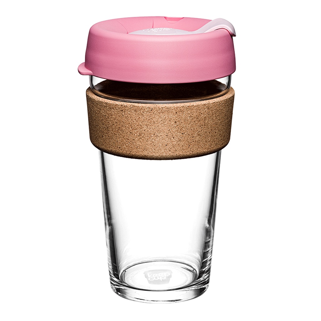 Ly thủy tinh KeepCup Cork Saskatoon Glass Reusable Cup