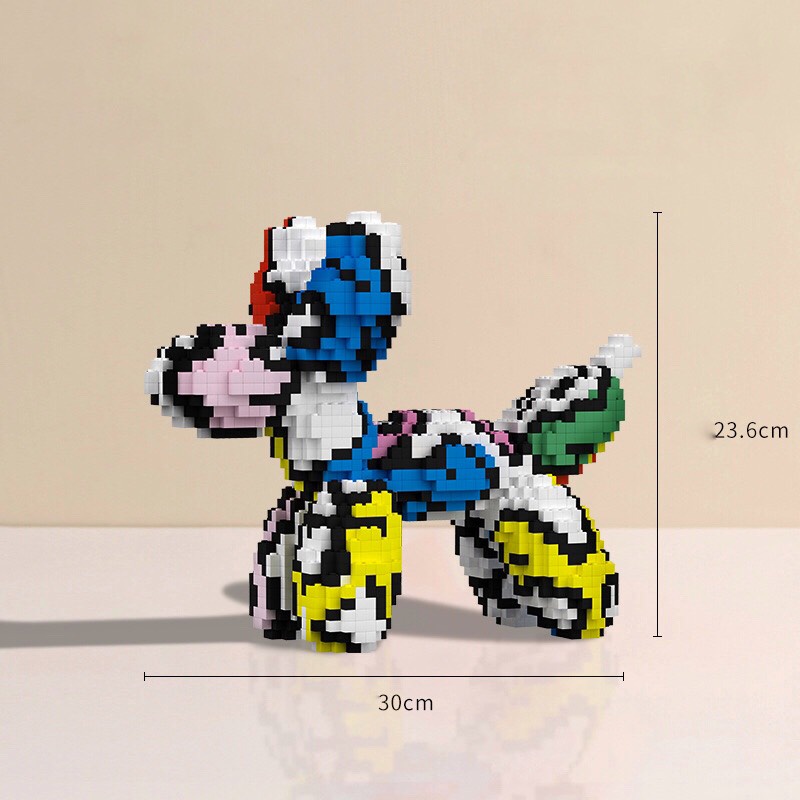 Mô Hình Đồ Chơi Xếp Hình LEGO Lắp Ráp Hình Chú Chó Bong Bóng Dễ Thương II