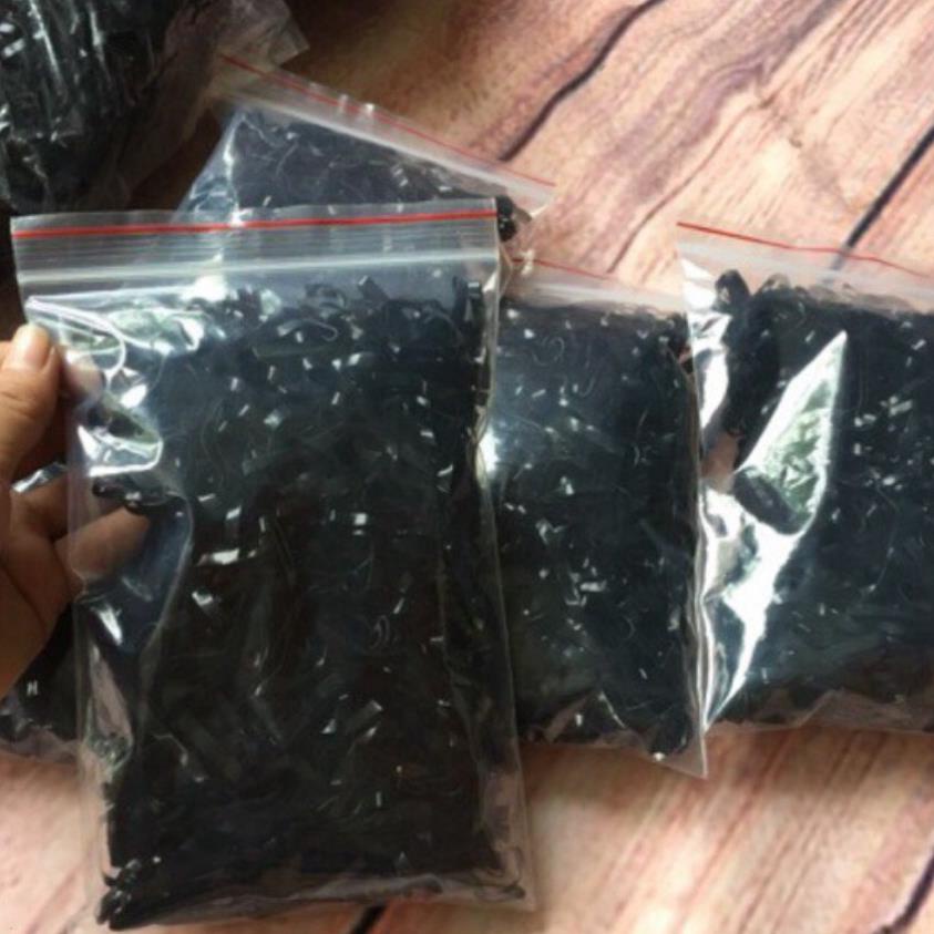 Gói 100g chun buộc tóc màu đen - giadungphuongnguyen ánh nhung