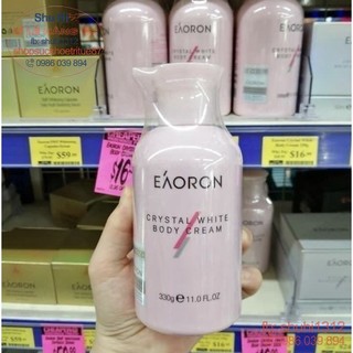 Kem dưỡng trắng da toàn thân Eaoron Crystal White Body Cream 330g Úc