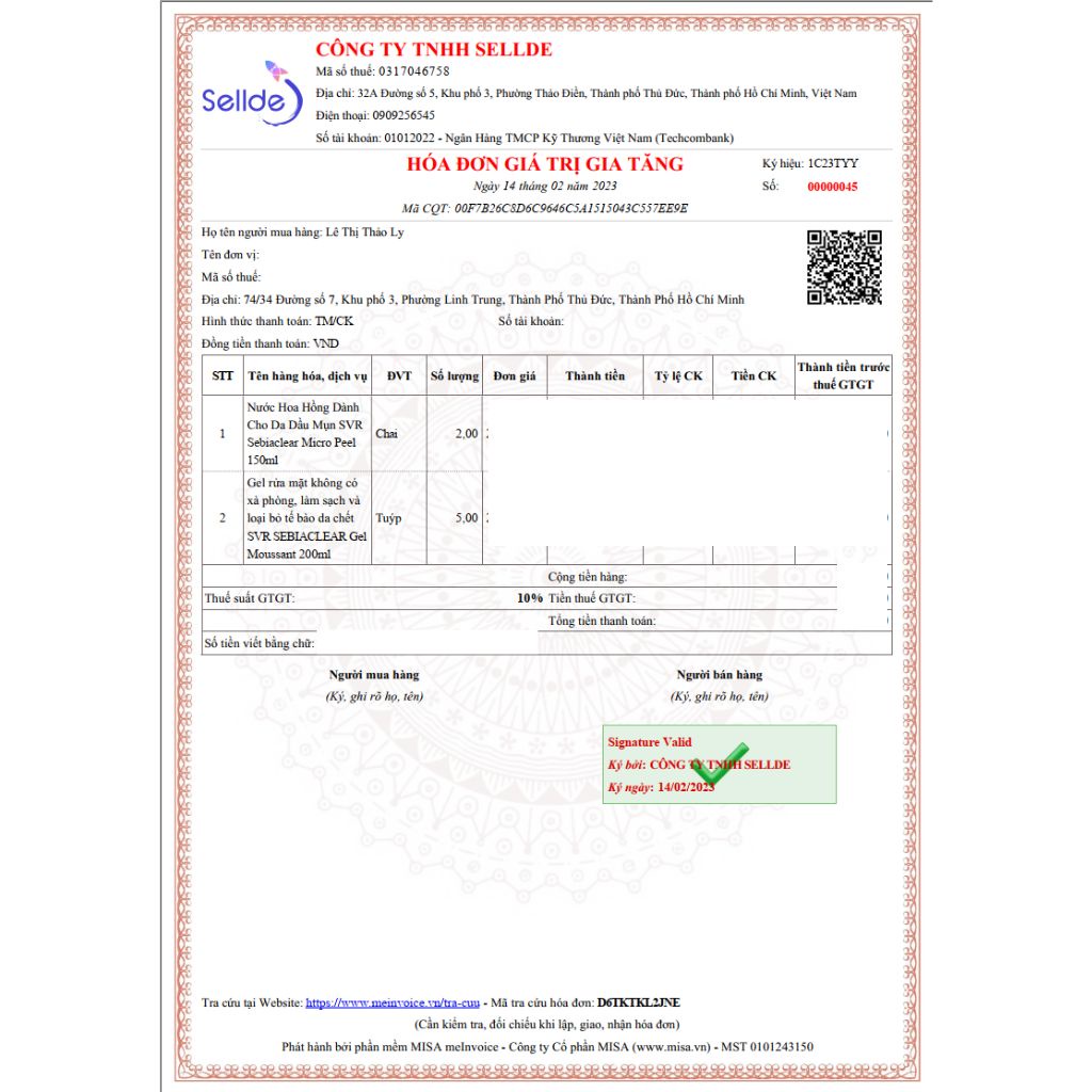 Nước hoa hồng SVR Sebiaclear Micro Peel 150ml, toner svr hỗ trợ giảm mụn, mờ thâm, toner peel da – Beauty Lover