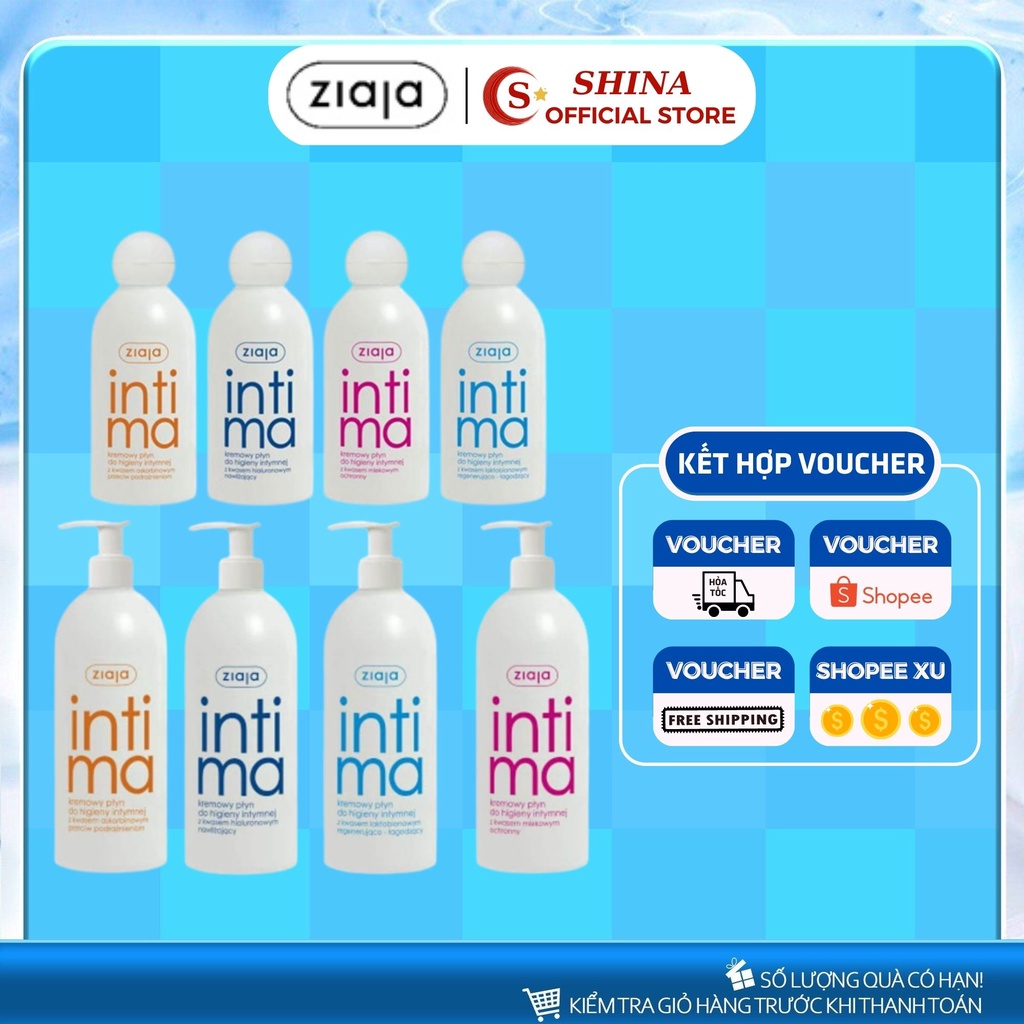 Dung dịch vệ sinh phụ nữ Intima Ziaja 200ml