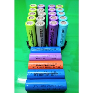 Pin 18650 dung lượng chuẩn 2000mah 3.7v like new dòng xả 10a dùng cho quạt mini,đèn pin,tông đơ,sạc dự phòng