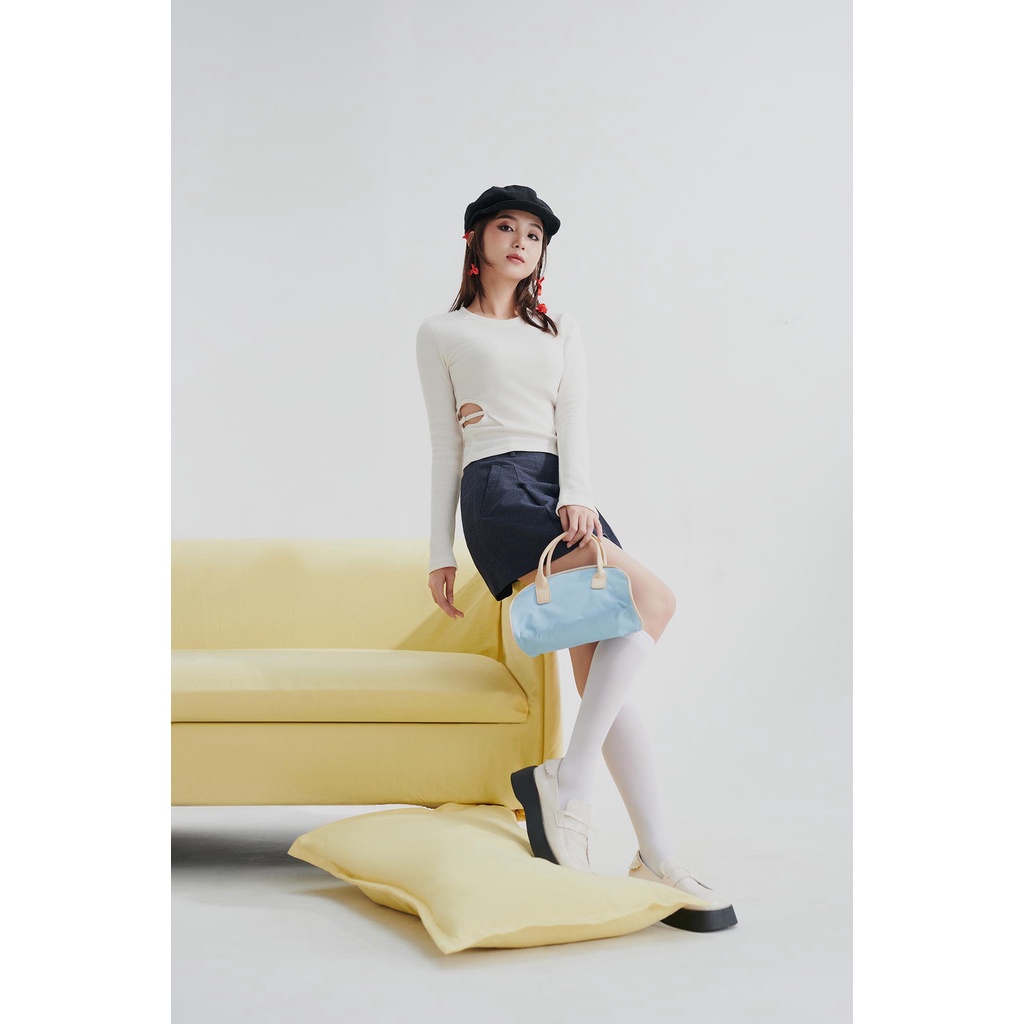 [Mã BMLTA50 giảm đến 50K đơn 99K] Quần váy xếp ly thời trang GAGO xanh đen caro nhí GO4250