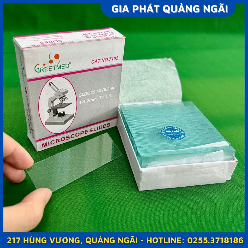 LAM KÍNH HIỂN VI DÙNG MỘT LẦN MICROSCOPE SLIDES