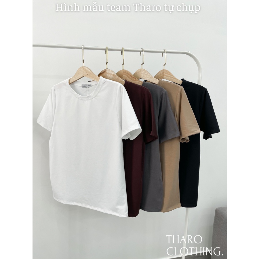 [Mã FATREND02 giảm đến 30k đơn 99k] Áo Thun Nữ Basic Nhiều Màu - Tharo Clothing | BigBuy360 - bigbuy360.vn