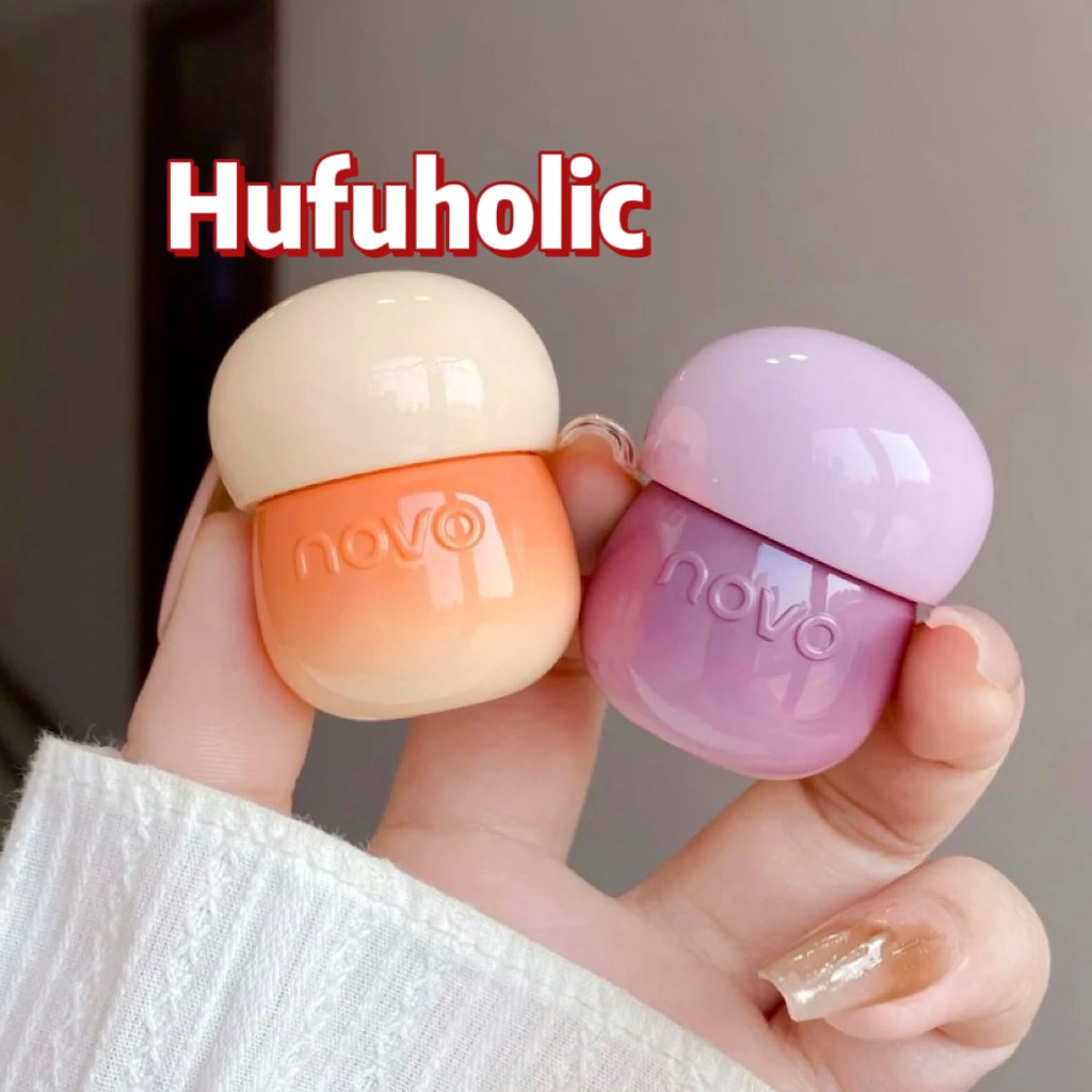 Son kem nấm NOVO căng mọng Jelly Hazelnu Moisturizing Crystal Lip NOVO53