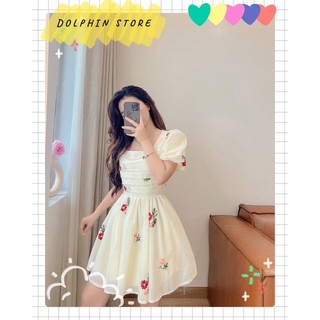 BIGSIZE Đầm babydoll hoa nhí bigsize