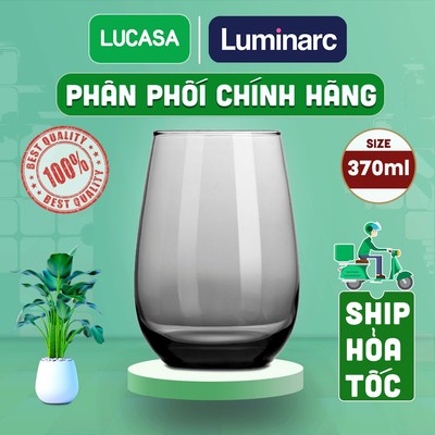 Bộ 6 Ly Thủy Tinh Luminarc Maine Grey 370ml - Loại Cao BOL2958 | Phân Phối Chính Hãng
