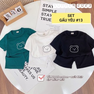 Set 3 Bộ cộc gấu