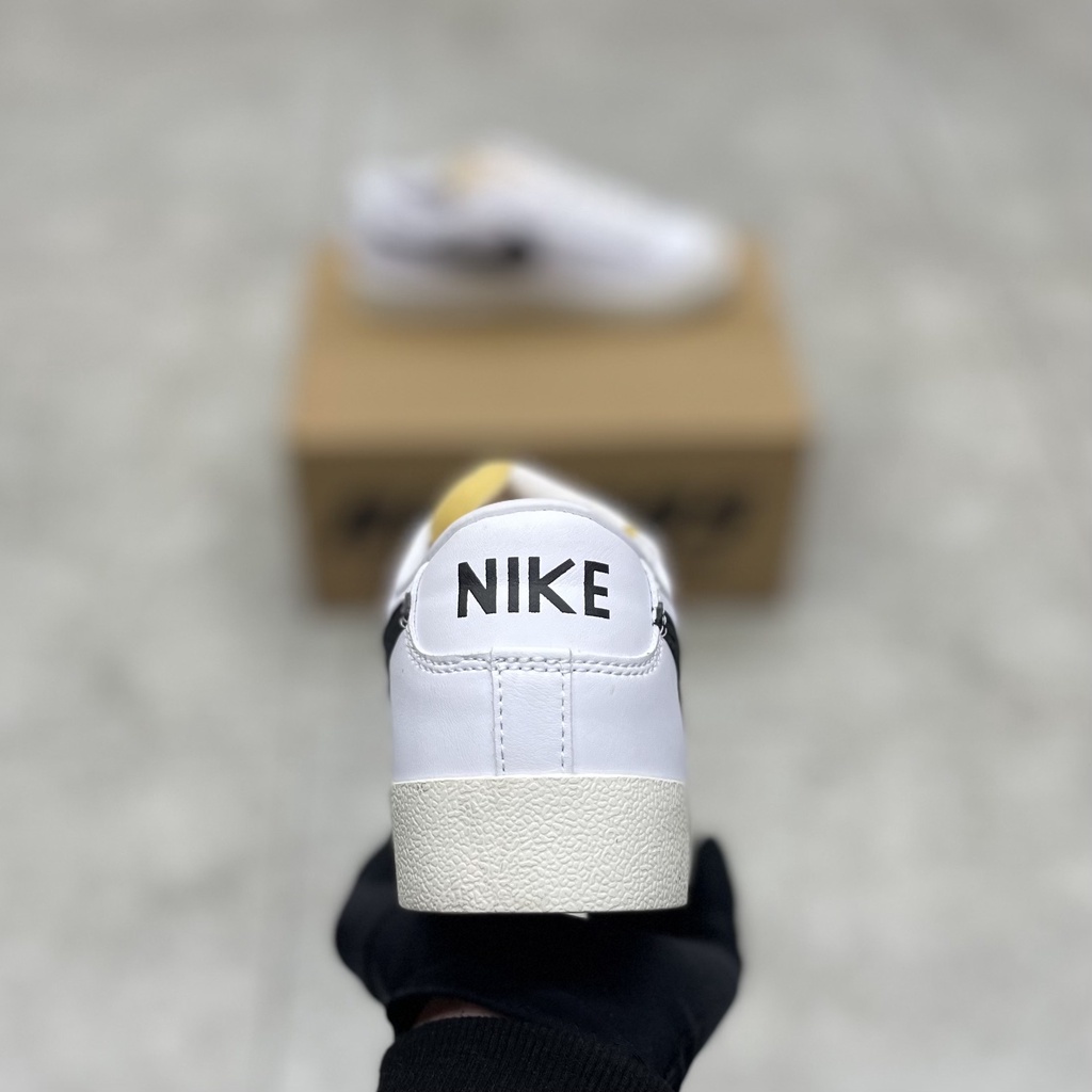 Giày thể thao sneaker  BLAZER LOW 77 VINTAGE WHITE BLACK
