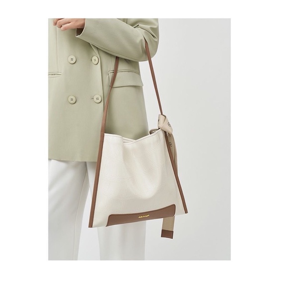 Túi tote AOKANG chính hãng da bò mềm size 35cm mã 1208