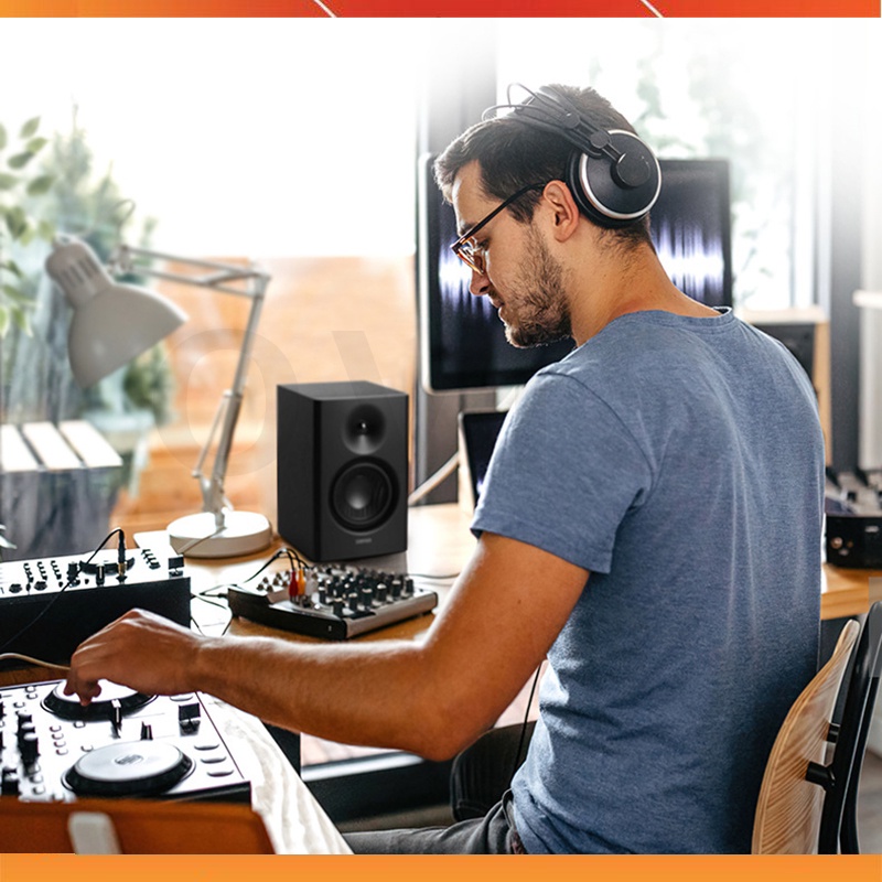 Edifier MR4 - Loa Kiểm Âm Công Suất 42W, Kết Nối TRS/RCA/AUX Cho Phòng Thu