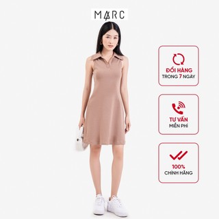 Đầm váy sát nách nữ MARC FASHION cổ polo form A CBLH080922