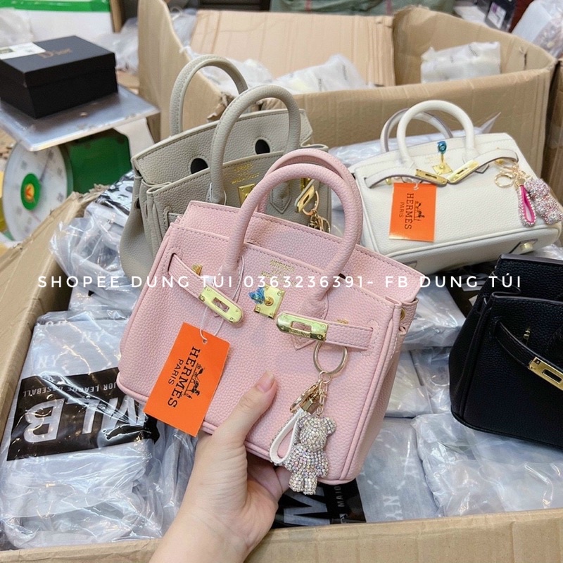 Túi xách nữ, bikin da trơn chuẩn Sup size 20