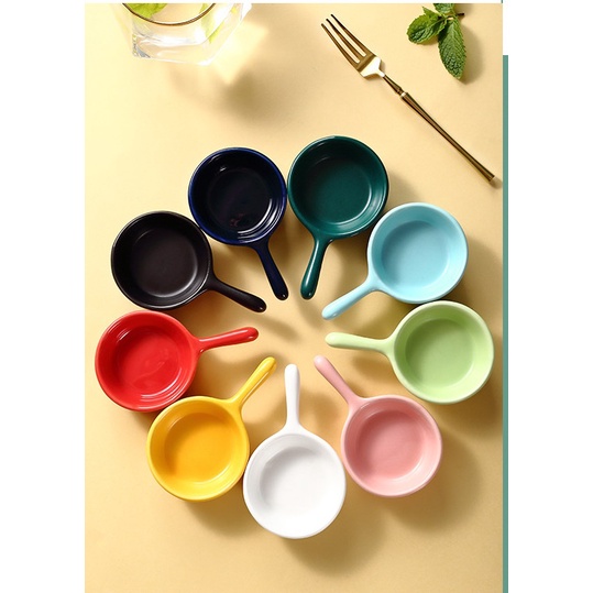 Chén nhỏ đựng gia vị, chén nước chấm có tay cầm S11x6cm