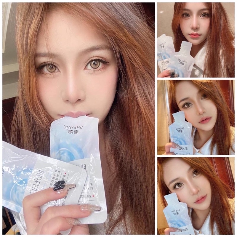 Nước uống Collagen trắng da Sheyan - 1 hộp 8 gói