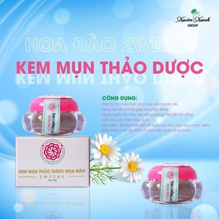Kem mụn đông y hoa đào sạch mụn, trắng da, mờ nám