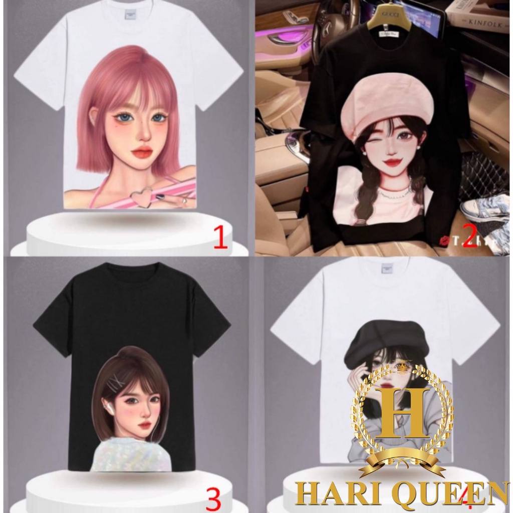 Các mẫu áo thun cô gái sieu hot 2023 HARIQUEEN