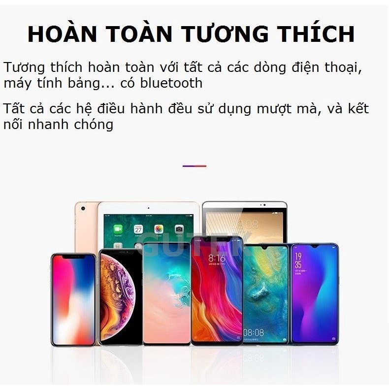 Tai nghe bluetooth không dây Gutek Pro13 tws v5.2 nút cảm ứng âm thanh HIFI có mic đàm thoại