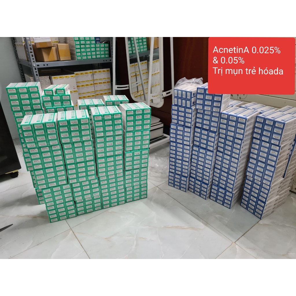 Acne tin A Tretinoin kem dưỡng da tái tạo da giảm lão hóa Thái 10g