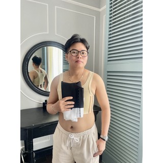 Áo nịt ba lỗ ngắn không viền có gen