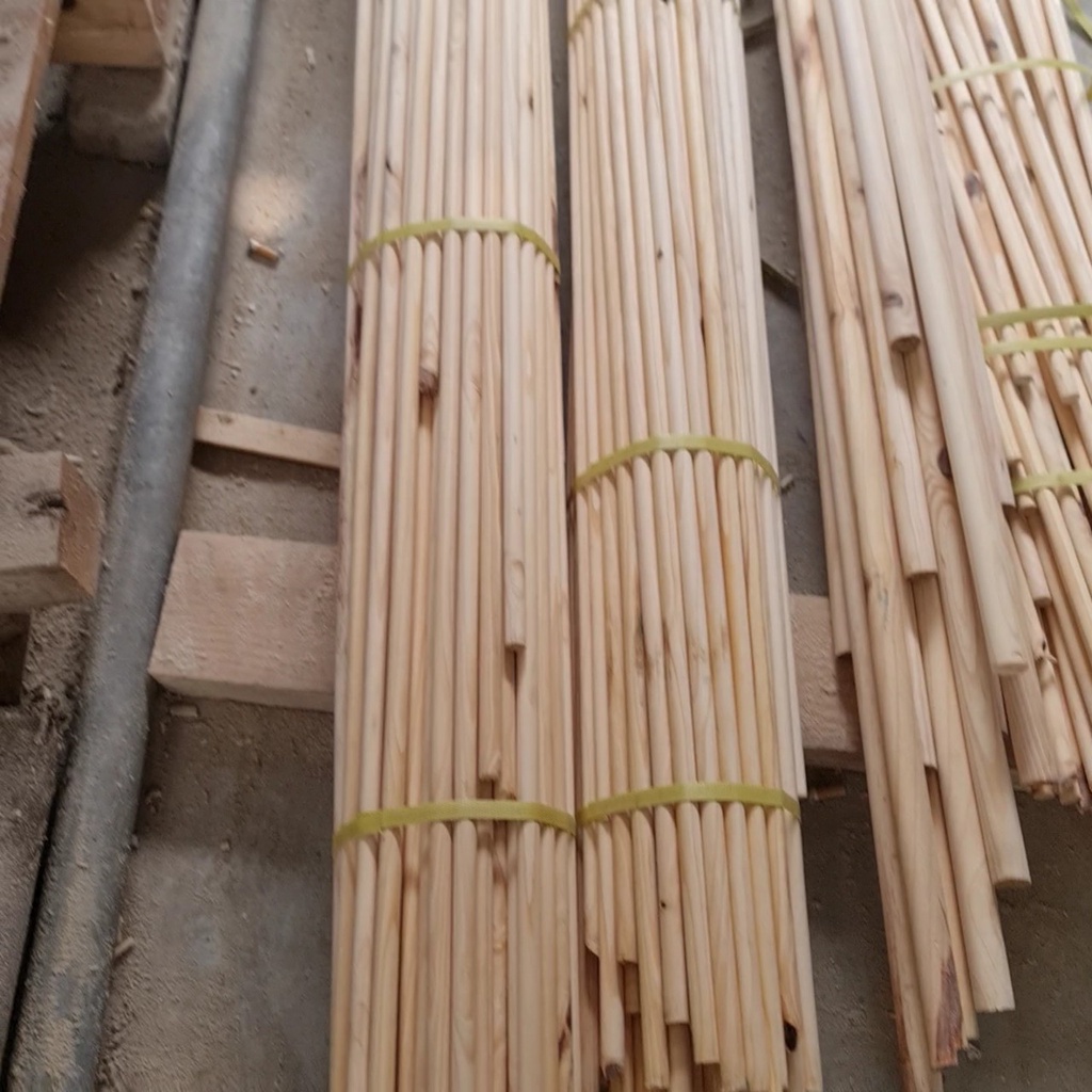 Thanh gỗ thông tròn phi 2.5cm - dài 1m, 80CM treo rèm_Thanh gỗ tròn đường kính 2.5cm