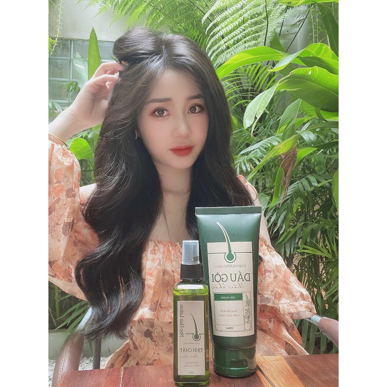 Combo dầu gội Đinh Hương Nhu + Xịt mọc tóc Neo Hair Lotion kích thích mọc tóc giảm gãy rụng làm dài và dày tóc