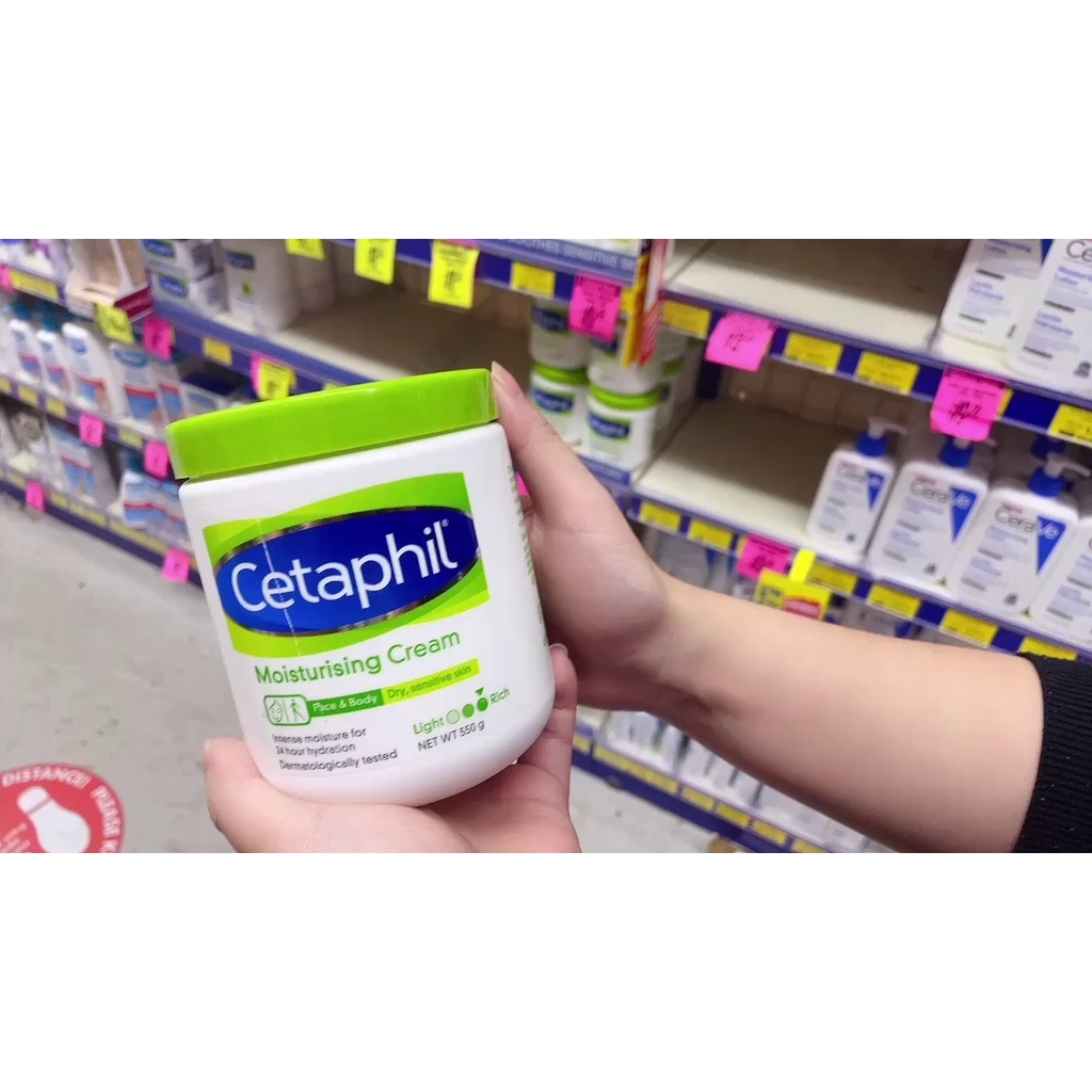 💥CHÍNH HÃNG💥 dưỡng ẩm cetaphil moisturising cream 550g 43