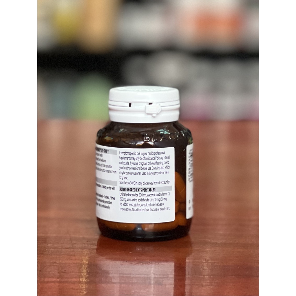 Viên uống giảm nhiệt miệng Blackmores Lyp-Sine 30 viên