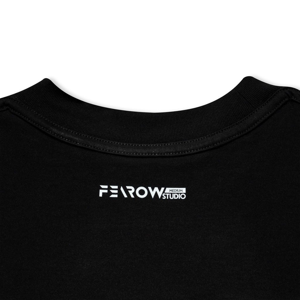 Áo thun 2 mặt nam nữ local brand unisex Fearow Double Tee Collection - Pixel Corgi / Đen - ATF1006