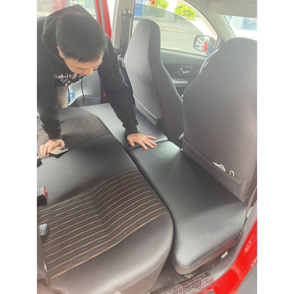 Đệm ghế sau lấp khoảng trống xe ô tô Chevrolet Spark thay thế cho đệm hơi chuẩn khít theo xe