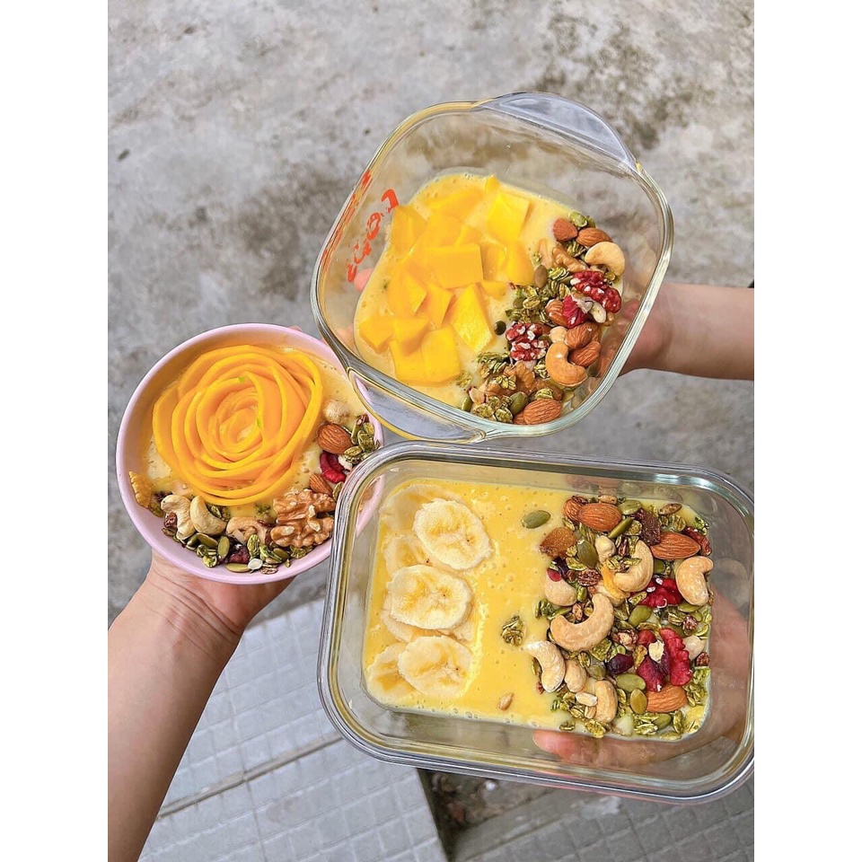 Granola siêu hạt dinh dữơng , giảm cân, ăn kiêng, healthy dành cho mẹ bầu _AN Organic Food