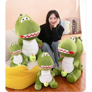 Gấu bông khủng long và gà con