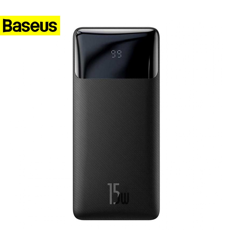 Pin sạc dự phòng 15W Baseus Bipow 10000mAh 20000mAh 30000mAh siêu bền dùng cho iP samsung xiaomi