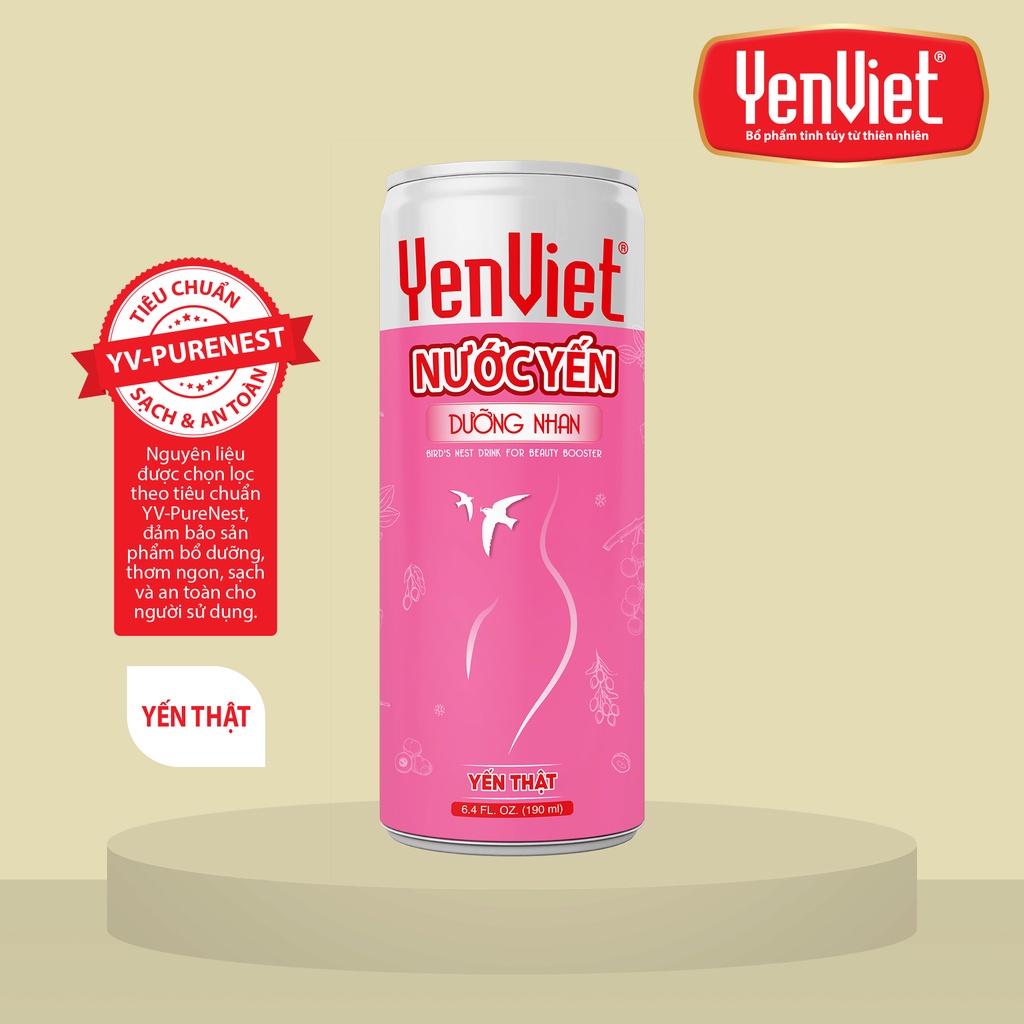 Nước Yến Dưỡng Nhan khay 30 lon x 170ml