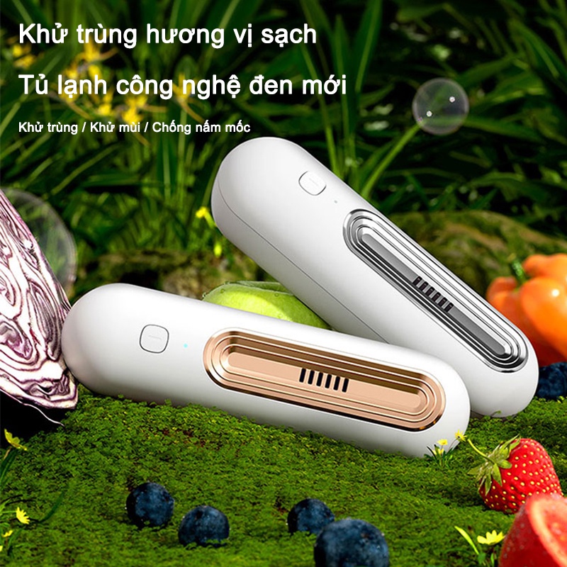 Máy Lọc Không Khí Mini Khử Mùi Tủ Lạnh, Máy lọc không khí ion âm tẩy mùi ozone, Giữ mới thực phẩm
