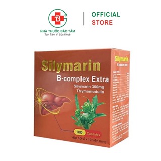 Viên Uống Bổ gan Silymarin B-complex Extra giải độc gan, hạ men gan - Hộp 100 viên