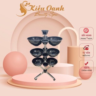 Cây bát nước spa thân inox bát nhựa dùng để nước trong spa làm tóc làm mặt