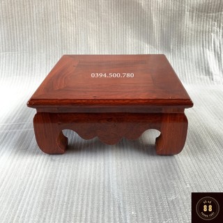 Đôn vuông đế kê tượng loa đồ trang trí gỗ Hương tự nhiên nhiều kích thước