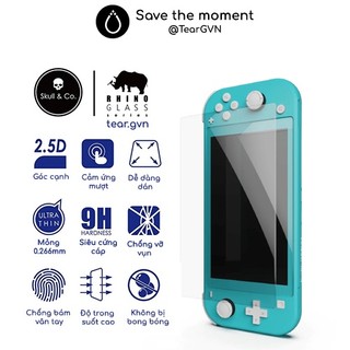 Kính cường lực 9H độ nét cao Skull & Co cho Nintendo Switch OLED / Switch 1 / Switch Lite