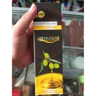 Kem Nhuộm tóc phủ bạc Hello Color 60g x2