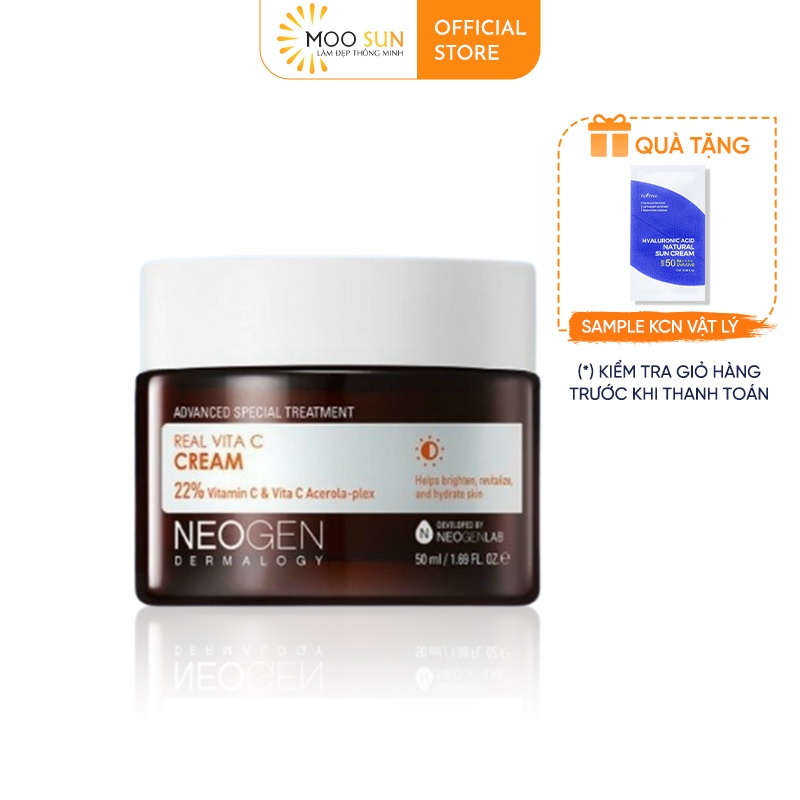 Kem Vitamin C Dưỡng Sáng, Mờ Thâm Mụn, Chống Gốc Tự Do Neogen Dermalogy Real Vita C Cream 50ml