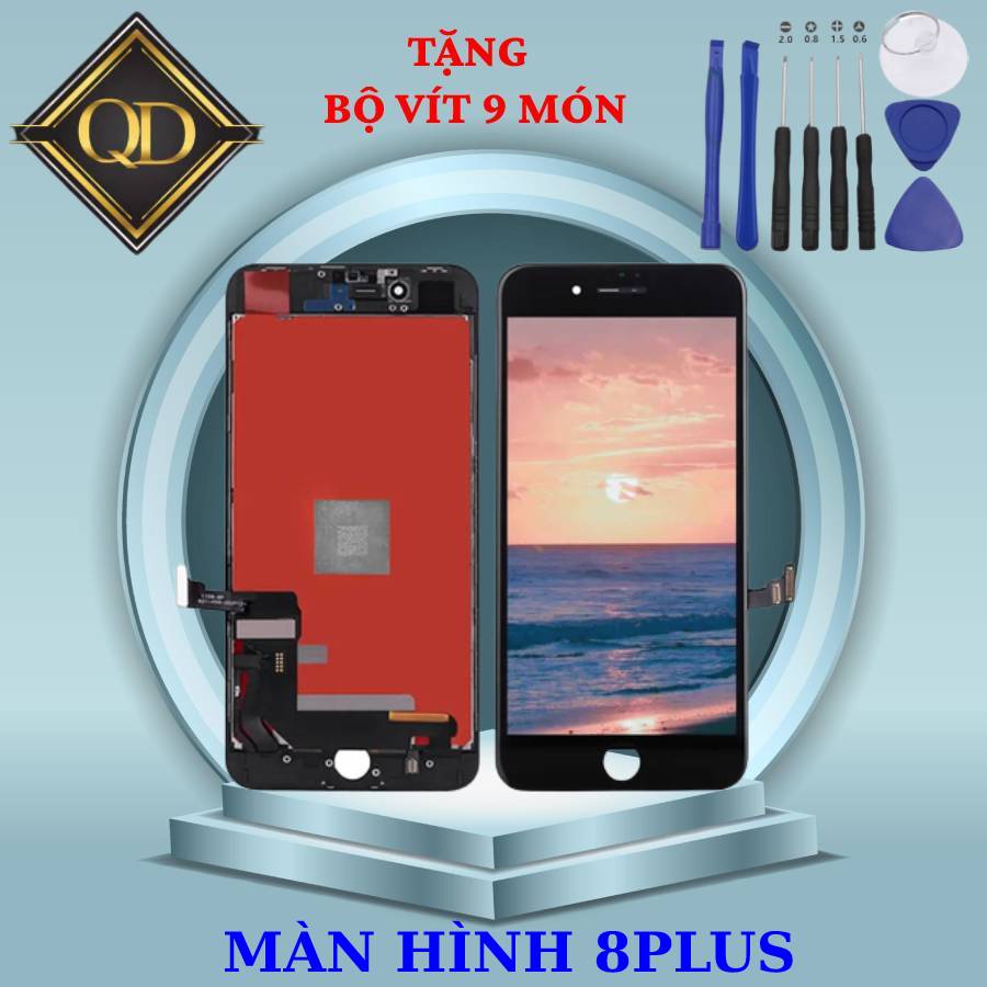 MÀN HÌNH THAY THẾ CHO MÁY 8 PLUS/ 8PLUS/ 8 plus/ 8plus / 8P ( TẶNG BỘ VÍT 9 MÓN )
