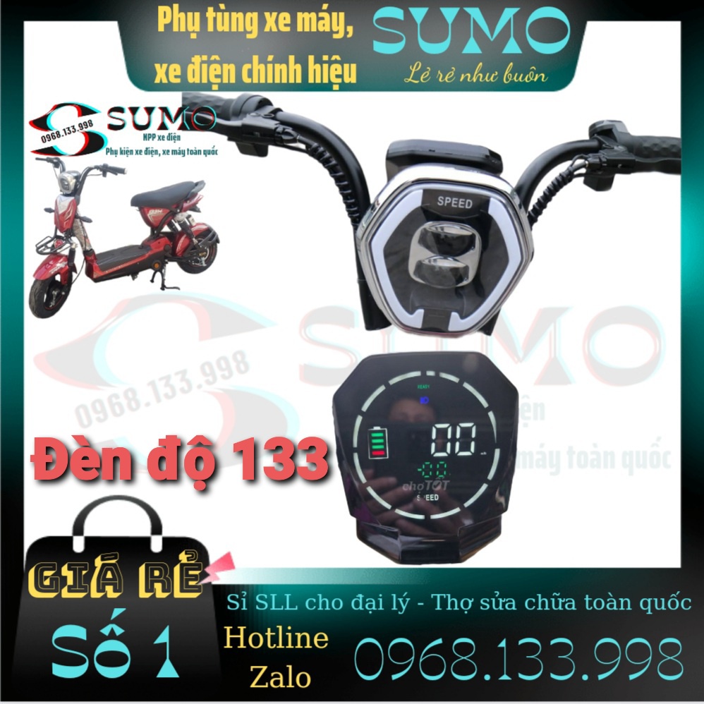 Đèn độ xe đạp điện, đèn lục giác độ xe đạp điện - Phụ Tùng Xe SUMO